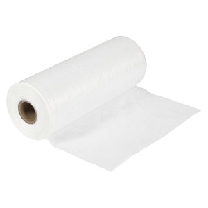 Roll of Marbig Professional 400mm air cushion bubble film on a cardboard core, with a length of flat uninflated film drawn out