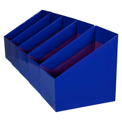 Marbig Book Box Large Blue Pack of 5 - image 2