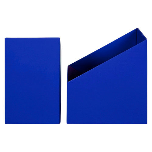 Marbig Book Box Large Blue Pack of 5 - image 3