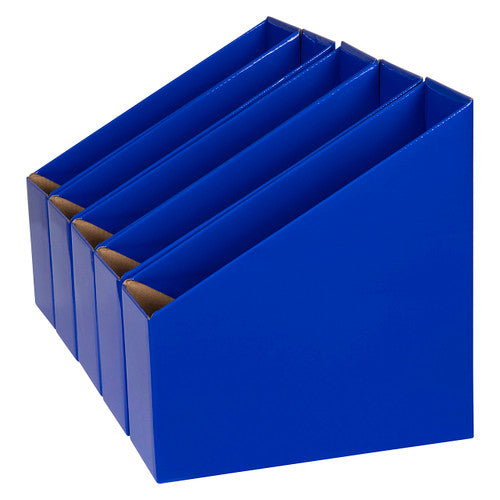 Marbig Book Box Small Blue Pack of 5