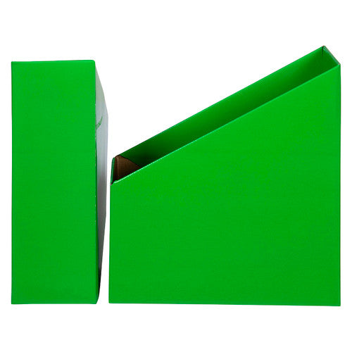 Marbig Book Box Small Green Pack of 5