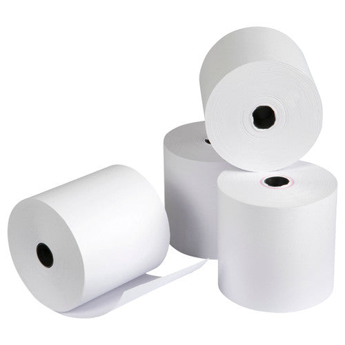 Marbig Cash Register Roll Lint Free 76 x 76 x 11.5mm Pack of 4