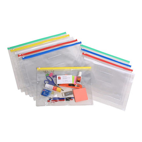 Marbig Clear Case A4 335 x 245mm Blue Box of 24
