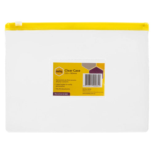 Marbig Clear Case A5 235 x 185mm Assorted Box of 24