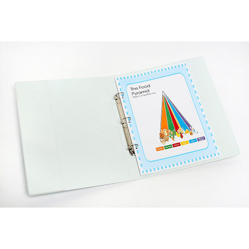 Marbig Clearview Insert Binder 25mm 3D A3 Portrait White Pack of 12 - image 1