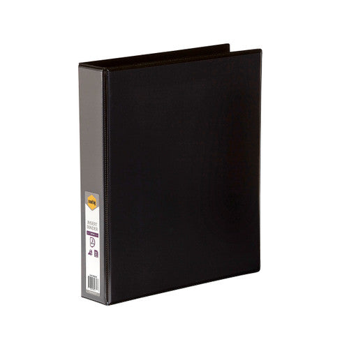 Marbig Clearview Insert Binder 38mm 3D A4 Black Pack of 12 - image 1