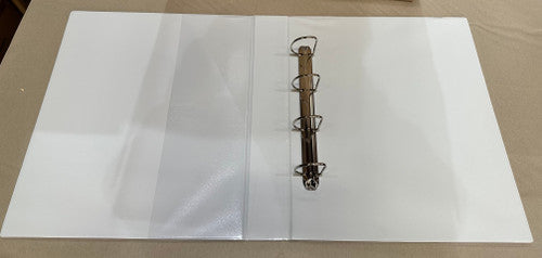 Marbig Clearview Insert Binder 50mm 4D A3 Portrait White