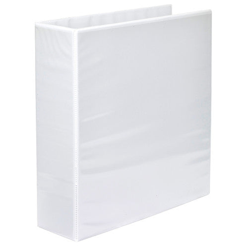 Marbig Clearview Insert Binder 65mm 2D A4 White - image 1