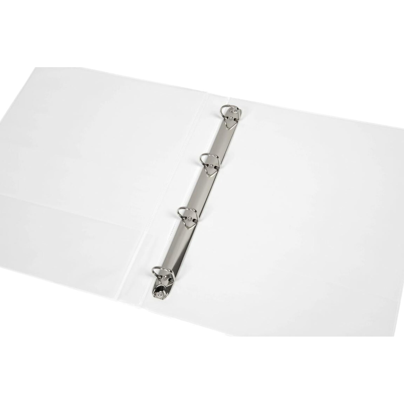 Interior view of the Marbig 19mm 4D ring mechanism showing the durable metal rings securely mounted for smooth page turning and reliable document organisation.