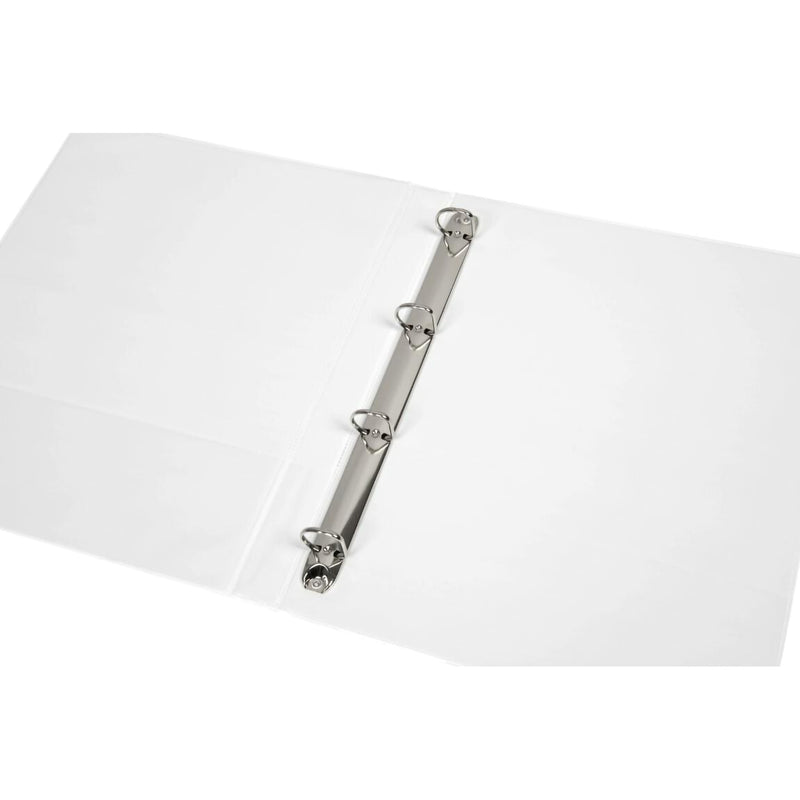 Interior view of the Marbig 19mm 4D ring mechanism showing the durable metal rings securely mounted for smooth page turning and reliable document organisation.