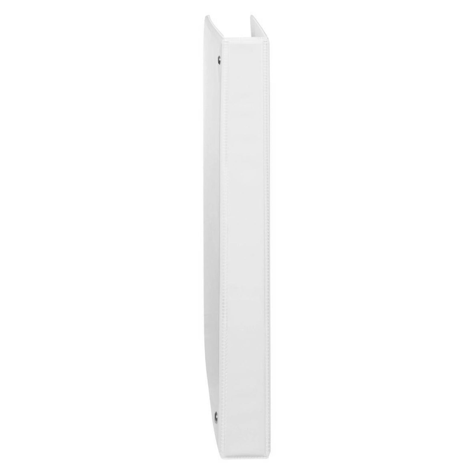 Side profile of the Marbig Clearview Insert Binder displaying its slim 19mm spine, durable construction and compact design suitable for everyday filing.