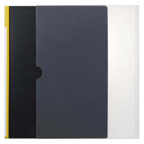 Marbig Clearview Non Refillable Display Book 100 Pocket A4 Black