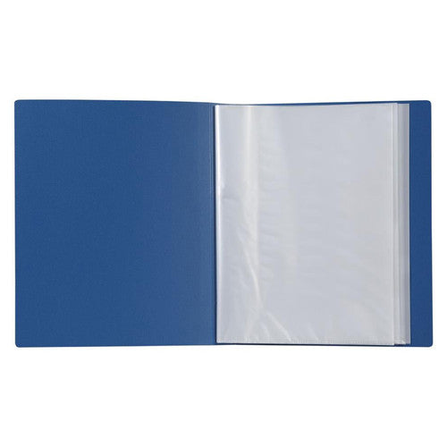 Marbig Clearview Non Refillable Display Book 50 Pocket A4 Blue
