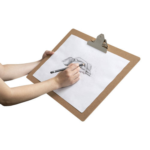 Marbig Clipboard Masonite Large Clip A3 Brown