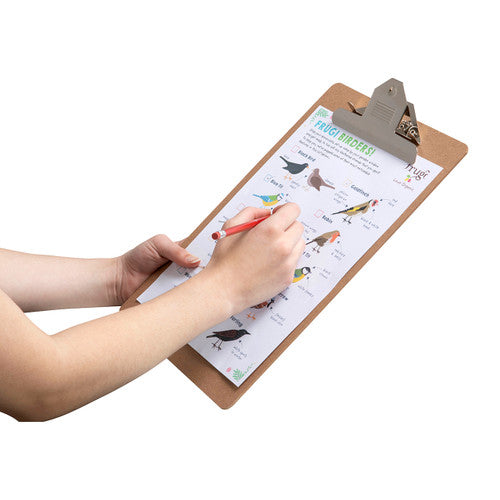 Marbig Clipboard Masonite Large Clip Foolscap Brown