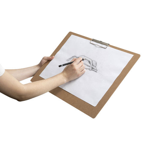 Marbig Clipboard Masonite Small Clip A3 Brown