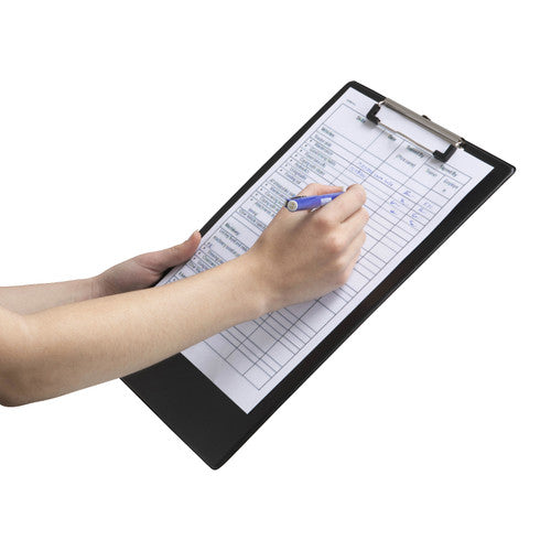 Marbig Clipboard Polyethylene Foolscap Black - image 2