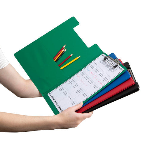 Marbig Clipfolder Polypropylene A4 Assorted Pack of 12