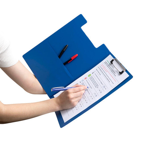 Marbig Clipfolder Polypropylene A4 Blue