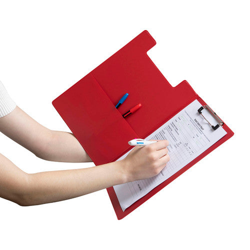 Marbig Clipfolder Polypropylene A4 Red