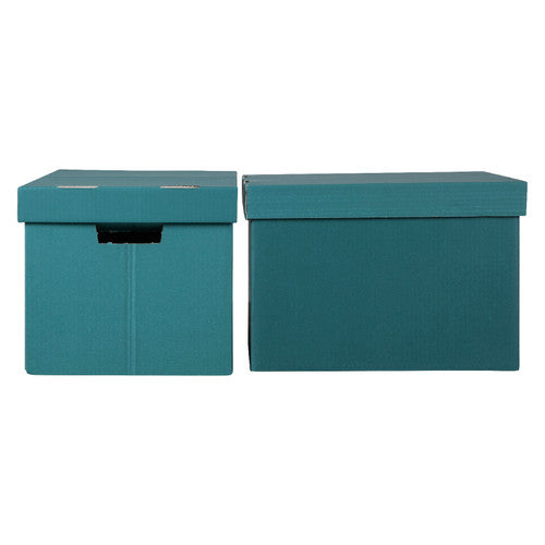 Marbig Coloured Sto-Aways Archive Box Assorted Pack of 2