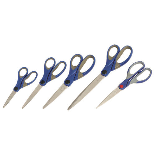 Marbig Comfort Grip Scissors 215mm Blue