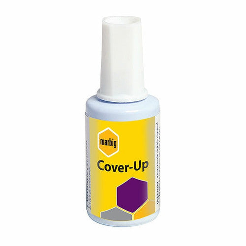 Marbig Cover Up Correction Fluid 20ml White - image 1