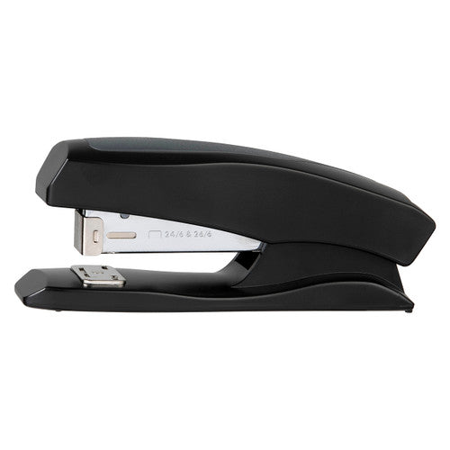 Marbig Desktop Half Strip Plastic Stapler Black
