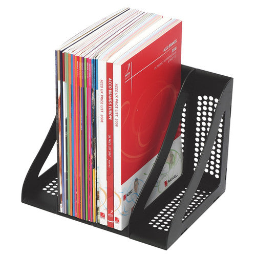 Marbig Enviro Modular Book Rack Black Pack of 4 - image 1