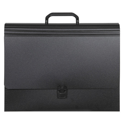 Marbig Expanding Case 26 Pocket Foolscap Black