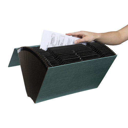 Marbig Expanding File Foolscap Heavy Duty 1-31 Green