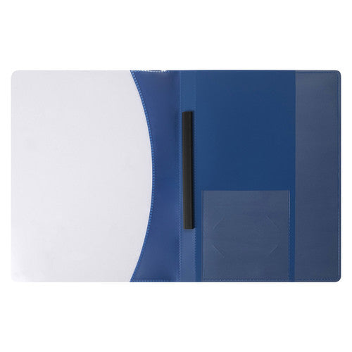 Marbig Flat File with Insert Cover A4 Premier Blue
