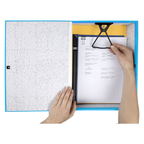 Marbig Heavy Duty Box File Foolscap Blue - image 3