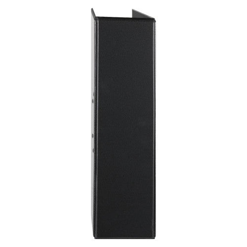 Marbig Lever Arch File Clearview A4 Black Box of 15 - image 2