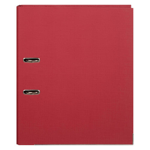 Marbig Lever Arch File Foolscap Deep Red Pack of 10 - image 1