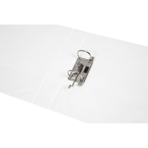 Marbig Lever Arch File Half Arch Clearview A4 White