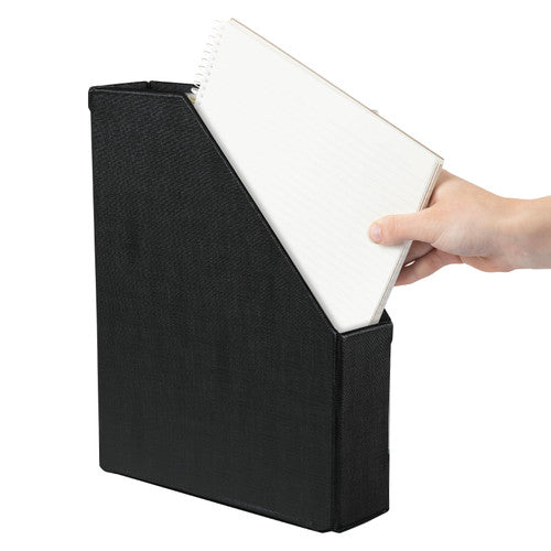 Marbig Magazine File PVC A4 Black