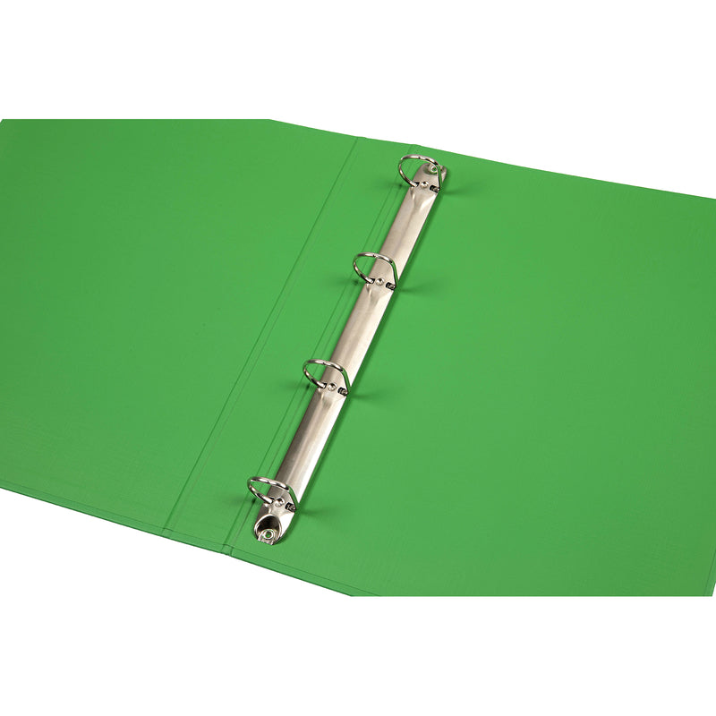 Marbig PE Linen Binder A4 4D Ring 25mm Green Box of 6 - image 3