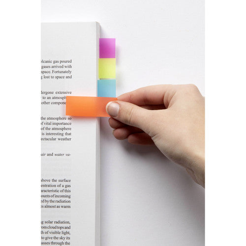 Marbig Page Markers 20 x 50mm Transparent Assorted