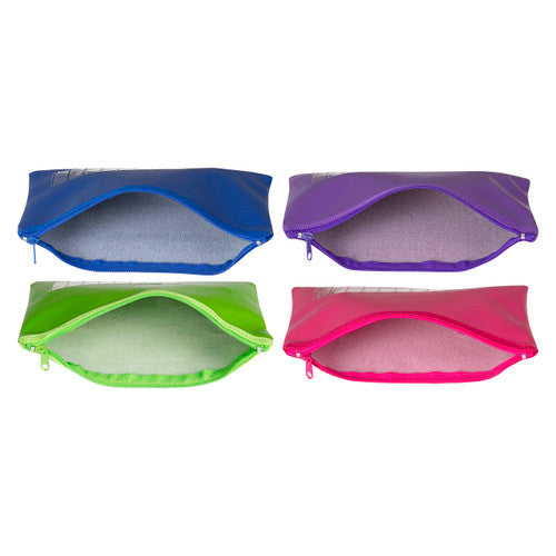 Marbig Pencil Case Name Small 225 x 140mm Summer Colours Assorted Box of 12