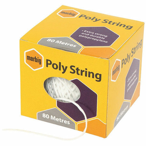 Marbig Poly String 80m White