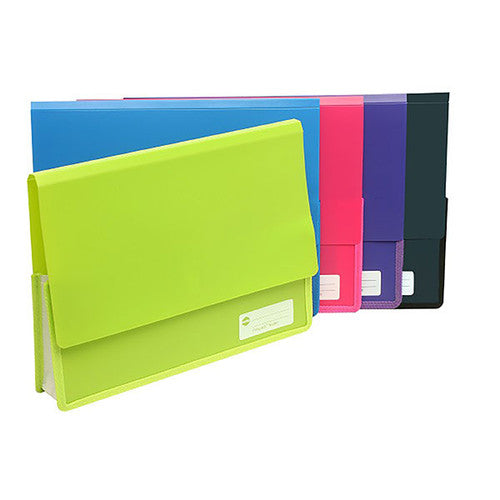 Marbig Polypick Document Wallet Heavy Duty A4 Blue