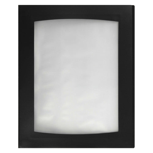 Marbig Professional Refillable Display Book 20 Pocket with Frame Black