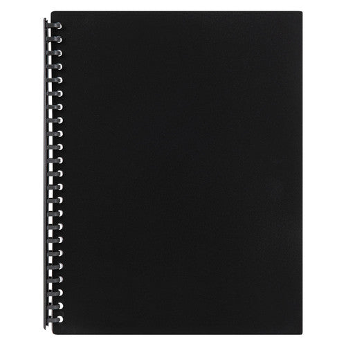 Marbig Refillable Display Book 20 Pocket A4 Black
