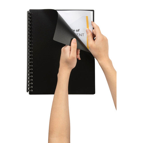 Marbig Refillable Display Book 40 Pocket A4 Black