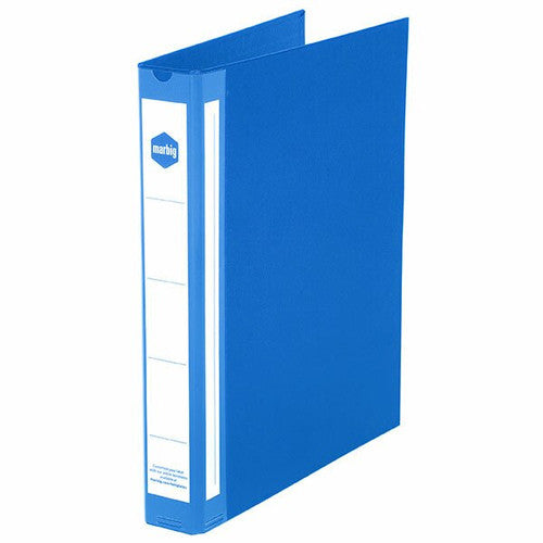 Marbig Ring Binder Deluxe 25mm 2D Polyethylene A4 Blue - image 1