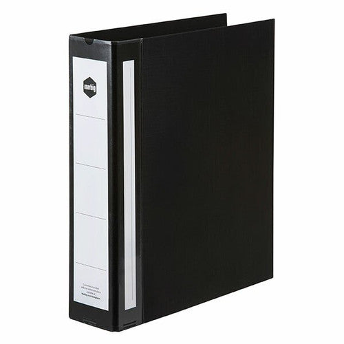 Marbig Ring Binder Deluxe 50mm 2D Polyethylene A4 Black - image 1