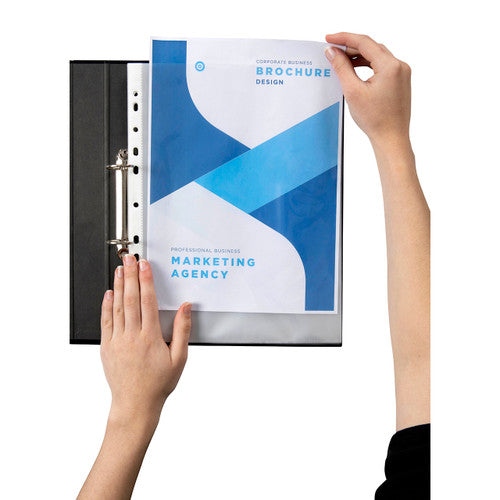 Marbig Sheet Protectors Heavyweight A4 Clear Pack of 50