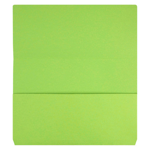 Marbig Slimpick Document Wallet Foolscap Green Box of 50