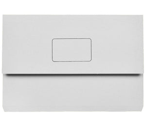 Marbig Slimpick Document Wallet Foolscap Grey Box of 50